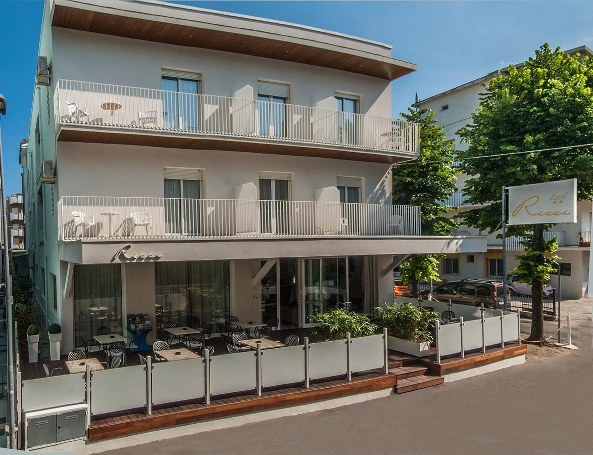 Hotel Ricci Rimini Exterior foto